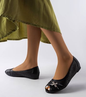 Balerinki casual ze sklepu: gemre w kategorii: Balerinki - zdjęcie B960DE9-B0C-5025_23291-B