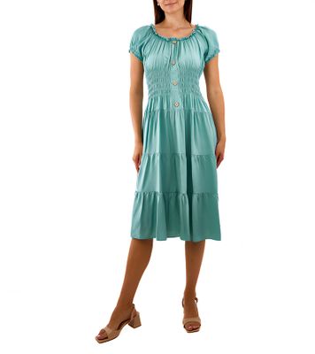 Sukienka elegancka na wiosnę ze sklepu: gemre w kategorii: Sukienki - zdjęcie B960DE9-B0C-5025_29047-6