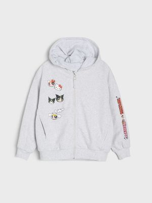 Bluza dziewczęca w nadruki Sinsay ze sklepu: Sinsay w kategorii: Bluzy dziewczęce - zdjęcie CC22A15-4CA-6968_073KJ