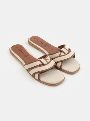 Klapki damskie eleganckie Sinsay ze sklepu: Sinsay w kategorii: Klapki damskie - zdjęcie CC22A15-4CA-6968_091IW