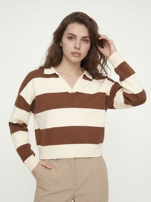 Sweter damski elegancki ze sklepu: Sinsay w kategorii: Swetry damskie - zdjęcie CC22A15-4CA-6968_145KI