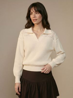 Sweter damski casual Sinsay ze sklepu: Sinsay w kategorii: Swetry damskie - zdjęcie CC22A15-4CA-6968_146KI