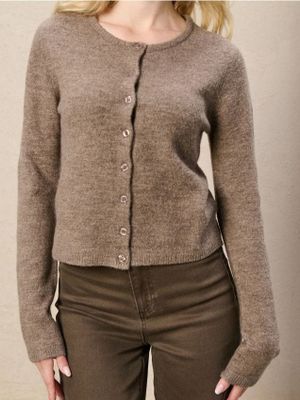 Sweter damski bez wzorów ze sklepu: Sinsay w kategorii: Swetry damskie - zdjęcie CC22A15-4CA-6968_180FK
