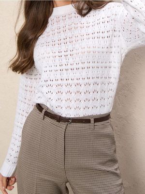 Sweter damski zimowy casual ze sklepu: Sinsay w kategorii: Swetry damskie - zdjęcie CC22A15-4CA-6968_187FK