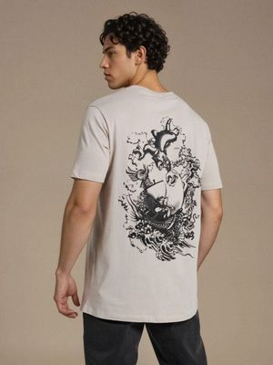 T-shirt męski wiosenny ze sklepu: Sinsay w kategorii: T-shirty męskie - zdjęcie CC22A15-4CA-6968_222HL