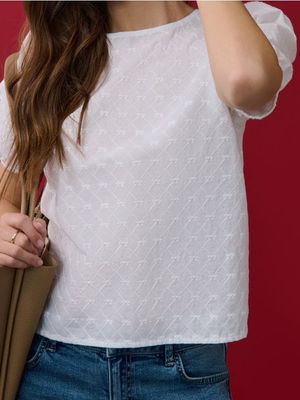 Bluzka damska casual ze sklepu: Sinsay w kategorii: Bluzki damskie - zdjęcie CC22A15-4CA-6968_232FI