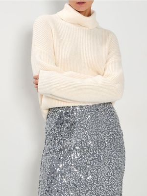 Sweter damski na zimę ze sklepu: Sinsay w kategorii: Swetry damskie - zdjęcie CC22A15-4CA-6968_233GT