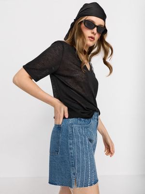 Bluzka damska na lato ze sklepu: Sinsay w kategorii: Bluzki damskie - zdjęcie CC22A15-4CA-6968_233HA