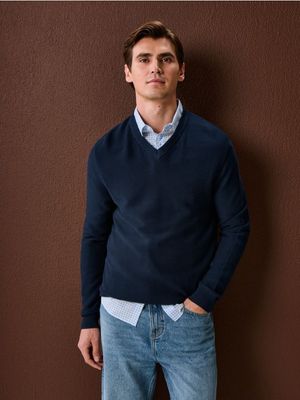 Sweter męski jesienny ze sklepu: Sinsay w kategorii: Swetry męskie - zdjęcie CC22A15-4CA-6968_250HR
