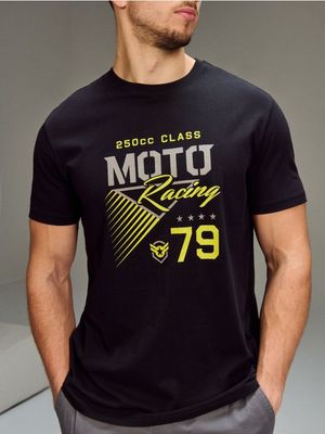 T-shirt męski na lato ze sklepu: Sinsay w kategorii: T-shirty męskie - zdjęcie CC22A15-4CA-6968_257HL