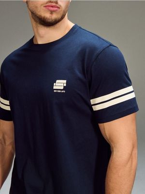 T-shirt męski w nadruki ze sklepu: Sinsay w kategorii: T-shirty męskie - zdjęcie CC22A15-4CA-6968_264HL