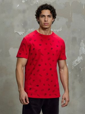 T-shirt męski ze sklepu: Sinsay w kategorii: T-shirty męskie - zdjęcie CC22A15-4CA-6968_275HL