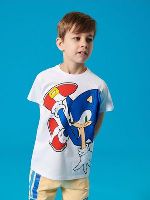 T-shirt chłopięce w stylu młodzieżowym Sinsay ze sklepu: Sinsay w kategorii: T-shirty chłopięce - zdjęcie CC22A15-4CA-6968_302DZ