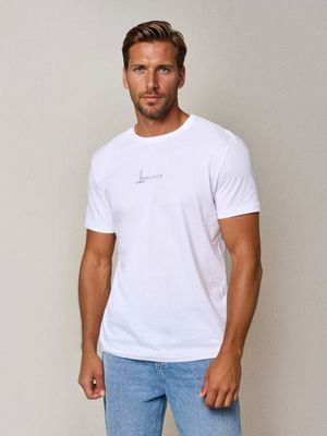 T-shirt męski na wiosnę casual ze sklepu: Sinsay w kategorii: T-shirty męskie - zdjęcie CC22A15-4CA-6968_332HL