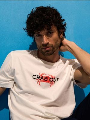 T-shirt męski na wiosnę ze sklepu: Sinsay w kategorii: T-shirty męskie - zdjęcie CC22A15-4CA-6968_341HL