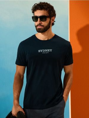 T-shirt męski ze sklepu: Sinsay w kategorii: T-shirty męskie - zdjęcie CC22A15-4CA-6968_343HL