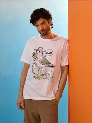 T-shirt męski ze sklepu: Sinsay w kategorii: T-shirty męskie - zdjęcie CC22A15-4CA-6968_350HL