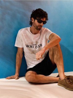 T-shirt męski z napisem ze sklepu: Sinsay w kategorii: T-shirty męskie - zdjęcie CC22A15-4CA-6968_352HL