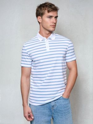 T-shirt męski w paski ze sklepu: Sinsay w kategorii: T-shirty męskie - zdjęcie CC22A15-4CA-6968_352HZ