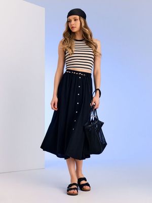 Spódnica na wiosnę elegancka ze sklepu: Sinsay w kategorii: Spódnice - zdjęcie CC22A15-4CA-6968_384GZ