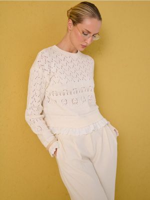 Sweter damski na zimę ze sklepu: Sinsay w kategorii: Swetry damskie - zdjęcie CC22A15-4CA-6968_405GZ