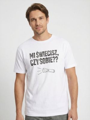 T-shirt męski młodzieżowy ze sklepu: Sinsay w kategorii: T-shirty męskie - zdjęcie CC22A15-4CA-6968_415HL