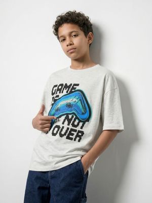 T-shirt chłopięce Sinsay ze sklepu: Sinsay w kategorii: T-shirty chłopięce - zdjęcie CC22A15-4CA-6968_428IX