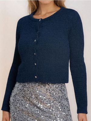 Sweter damski casualowy na zimę ze sklepu: Sinsay w kategorii: Swetry damskie - zdjęcie CC22A15-4CA-6968_435FJ