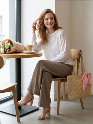 Sweter damski casual ze sklepu: Sinsay w kategorii: Swetry damskie - zdjęcie CC22A15-4CA-6968_488HC