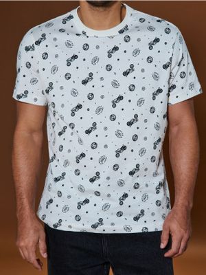 T-shirt męski na lato ze sklepu: Sinsay w kategorii: T-shirty męskie - zdjęcie CC22A15-4CA-6968_4983F