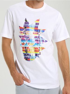 T-shirt męski na wiosnę ze sklepu: Sinsay w kategorii: T-shirty męskie - zdjęcie CC22A15-4CA-6968_520EY