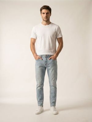 Jeansy męskie casual Sinsay ze sklepu: Sinsay w kategorii: Jeansy męskie - zdjęcie CC22A15-4CA-6968_520JV