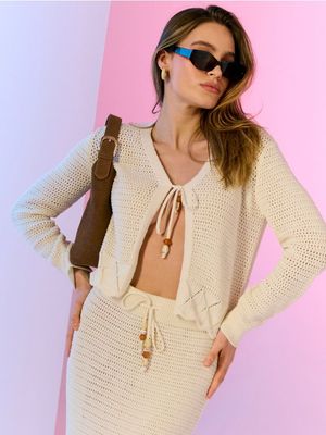 Sweter damski ze sklepu: Sinsay w kategorii: Swetry damskie - zdjęcie CC22A15-4CA-6968_548GZ
