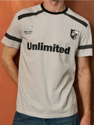 T-shirt męski ze sklepu: Sinsay w kategorii: T-shirty męskie - zdjęcie CC22A15-4CA-6968_591EY