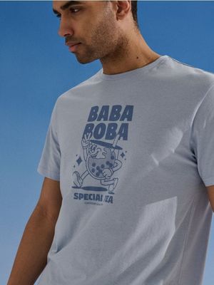 T-shirt męski na lato ze sklepu: Sinsay w kategorii: T-shirty męskie - zdjęcie CC22A15-4CA-6968_614JD