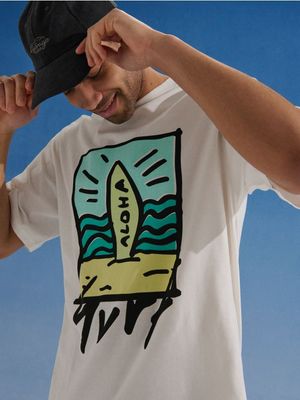 T-shirt męski ze sklepu: Sinsay w kategorii: T-shirty męskie - zdjęcie CC22A15-4CA-6968_616JD