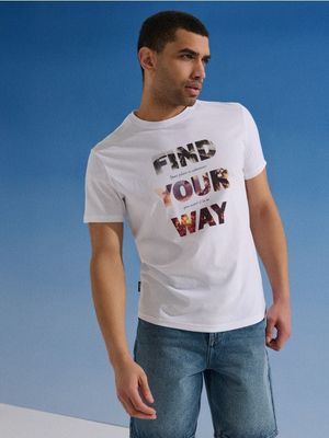 T-shirt męski letni ze sklepu: Sinsay w kategorii: T-shirty męskie - zdjęcie CC22A15-4CA-6968_620JD