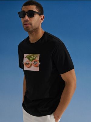 T-shirt męski młodzieżowy ze sklepu: Sinsay w kategorii: T-shirty męskie - zdjęcie CC22A15-4CA-6968_621JD