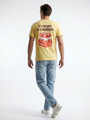 T-shirt męski wiosenny w stylu młodzieżowym ze sklepu: Sinsay w kategorii: T-shirty męskie - zdjęcie CC22A15-4CA-6968_627JD