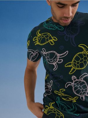 T-shirt męski ze sklepu: Sinsay w kategorii: T-shirty męskie - zdjęcie CC22A15-4CA-6968_639JD