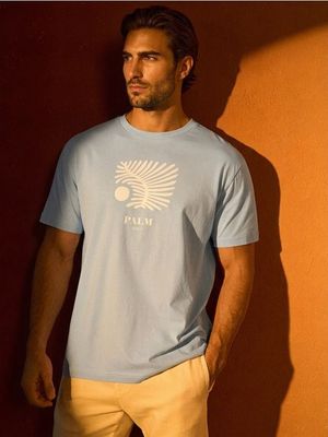 T-shirt męski na lato ze sklepu: Sinsay w kategorii: T-shirty męskie - zdjęcie CC22A15-4CA-6968_644JD