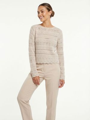 Sweter damski bez wzorów casualowy ze sklepu: Sinsay w kategorii: Swetry damskie - zdjęcie CC22A15-4CA-6968_649IJ