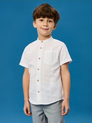 Sinsay - Koszula chłopięca wiosenna ze sklepu: Sinsay w kategorii: Koszule chłopięce - zdjęcie CC22A15-4CA-6968_650IH