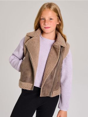 Kamizelka damska casual jesienna ze sklepu: Sinsay w kategorii: Kamizelki damskie - zdjęcie CC22A15-4CA-6968_677EI