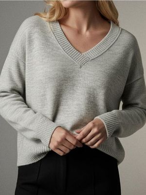 Sweter damski na zimę ze sklepu: Sinsay w kategorii: Swetry damskie - zdjęcie CC22A15-4CA-6968_7488J