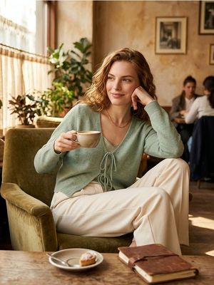 Sweter damski ze sklepu: Sinsay w kategorii: Swetry damskie - zdjęcie CC22A15-4CA-6968_750IV