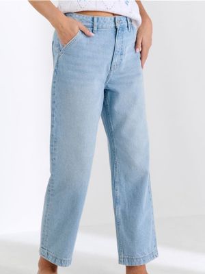 Jeansy damskie na lato ze sklepu: Sinsay w kategorii: Jeansy damskie - zdjęcie CC22A15-4CA-6968_783DB