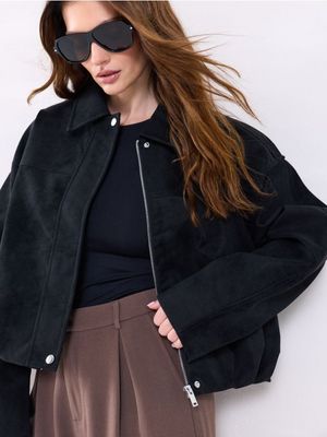 Kurtka damska elegancka Sinsay ze sklepu: Sinsay w kategorii: Kurtki damskie - zdjęcie CC22A15-4CA-6968_804JR