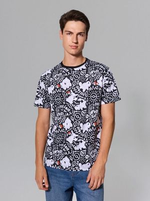 T-shirt męski elegancki Sinsay ze sklepu: Sinsay w kategorii: T-shirty męskie - zdjęcie CC22A15-4CA-6968_805JU