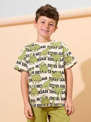T-shirt chłopięce Sinsay ze sklepu: Sinsay w kategorii: T-shirty chłopięce - zdjęcie CC22A15-4CA-6968_807EY